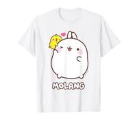 Molang Winking Piu Piu Love San Valentino Anime Maglietta