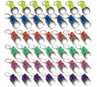 Molbory 42 mini torcia portachiavi, 4 cm, mini torcia LED per bambini, torcia colorata per bambini, regalo per gli ospiti, campeggio, attività all'aperto, escursionismo