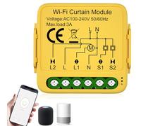 Molbory Modulo di interruttore per tapparelle, 2,4 GHz, interruttore intelligente per tapparelle, controllo app, controllo smart per tapparelle, modulo per tapparelle