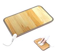 Molbory Scaldapiedi Elettrico: Tappetino Riscaldante 50 x 30 cm in Pelle, 55W, 220V