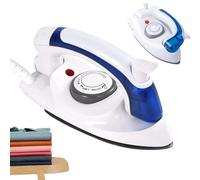 MolboryFerro da stiro a vapore pieghevole da viaggio, 700 W, vecchio modello con regolazione variabile della temperatura, portatile