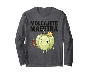Molcajete Maestra Cucina Umorismo Cult Messicano Maglia a Manica