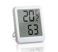 Molczov Termometro igrometro digitale,confezione 1termometri interni per misurare umidità,mini monitor di temperatura e umidità per stanze,alta precisione per serra,rettili,botticelle,cantina,ufficio