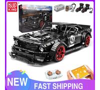 MOLD KING 13108 Auto Tecnica Giocattoli MOC-22970 APP & RC Motorizzato Mustang Hoonicorn Modello Building Blocks Mattoni Kid Regalo Di Natale