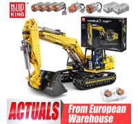 MOLD KING 13112 Giocattoli per auto tecniche L'APP MOC-2513 RC Escavatore motorizzato Modello Building Blocks Mattoni Bambini Regalo di Natale
