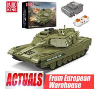 Mold King 20033 Military Tank Toys il telecomando M1A2 Main Battle Tank Building Block Assembly Car Brick Set regalo per bambini
