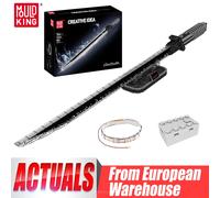 Mold King Lightsaber Building Block The Darksaber con parti a Led assemblaggio Cosplay Lightsaber Brick Set regalo di natale per bambini
