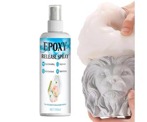Mold Release Spray, 100ml Fast-Drying Non-Stick, Silicone Release Spray Mold Releaser For Candle Wax Plaster DIY Crafts Art Projects Casting, Easy Demolding Anti Adhesion Agent Resin Soap Making
