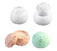 Mold with Lid for Jewelry Storage Box Making Food Grade Silicone Organiser Case Mould for Home Office Use Cosmetic Storage Mould