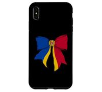 Moldavia Moldava Pride Flag Girl Coquette Bow Ribbon Custodia per iPhone XS Max