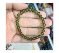 Moldavite borda il braccialetto naturale dei monili della pietra preziosa for gli uomini for le donne for il regalo Commercio all'ingrosso! YLLLLY8569(Size:6mm beads)