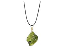 Pietra moldavite, vera Moldavite grezza Ciondolo di pietra ruvido della pietra ruvida del meteorite ceco naturale di cristallo Pendente in pietra 1pc Gioielli in cristallo Moldavite, gioielli da donna
