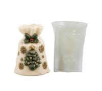 Molde de Silicona para Velas - Árbol de Navidad 3D | Diseño Antiadherente | Peso Ligero de 85g, Fácil Desmoldeo, para Manualidades, Jabón, Resina, Yeso y Decoración del Hogar