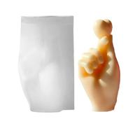 Molde De Vela De Corazón,Molde De Corazón | Molde De Vela De Mano De Silicona | Molde De Jabón Multiusos, Lindo Molde De Fundición Para Velas Perfumadas, Resina Epoxi, Yeso