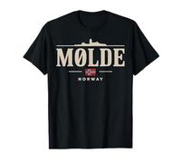 Molde Norway City Travel Urban Explorer Abbigliamento Maglietta
