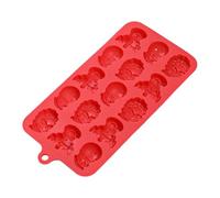 Moldes De Navidad,Bandeja Antiadherente De 15 Cavidades | Molde De De Navidad | Molde Alimentario De Fiestas,Para Gominolas, Chocolate, Velas, Hielo, Gelatina Y
