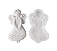 Moldes De Silicona Para Resina - 15g Ángel Reutilizable Antiadherente Navideño | Moldes Silicona Para Resina Epoxi, Navideños Yeso Decoración Hogar Cumpleaños Arte