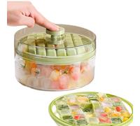 Moldes De Silicone para Coquetéis - De Quadrados Grandes De | Molde para Hielo - Molde para Helados - Recipiente Con Tapa Molde para Hielo para Bebidas Frías Cocktail Whisky Zumo Café