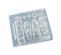 Moldes para uñas, Stampo in silicone for nail art Multicolor(C184)