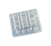 Moldes para uñas, Stampo in silicone for nail art Multicolor(C188)