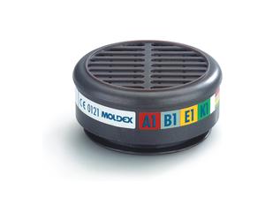 Moldex Filtro antigas 8900 ABEK1 max. 0,1 Vol.% Larghezza 30 x valore AGW EN1438:2004+A1:2008 Quantità:10