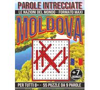 Moldova - Parole Intrecciate: Passatempo senza schermo per relax e concentrazione
