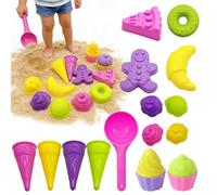 Molds - 17 pezzi Construction Mould Set, Beach Toys, Boys Family Outdoor Summer Vacation | Designs Game Party Beach Toys Are Crucial for Creative Outdoor Play During Summer