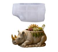 Molds for Resin - Cute Animal DIY Casting Mould Set, Flexible Craft Tool | Funny Making Kit for Clay Plaster Candle Jar Jewelry Holder Plant Pot Home Decor