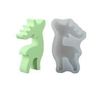 Molds in silicone, Elk Shape Plaster Casting Mould, Deer Christmas Chocolate Molds, Chocolate For Fondant Soap Candle Crafts Holiday Wedding Decor Home Festive