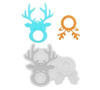 Molds in silicone per Natale | Reusable Easy Release Reindeer Decoration Mould | Non Stick Flessibile Baking Chocolate Candy Resin Mold | Festive Christmas Craft Mould For Adults Family Coppie Kids |