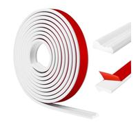 Molduras adhesivas para paredes Molduras decorativas flexibles para paredes Molduras de estuco adhesivas para decoración DIY, protección de paredes y bordes de armarios (blanco, 30 mm × 3 m)