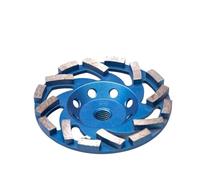 Mole A Tazza Sinterizzate Cyclone Diamond Da 5'' 7'' M14 5/8''-11 22,23 Mm, Dischi Abrasivi For Cemento E Granito Di Forma Strana Da 125 A 180 Mm(5 8-11 thread,5 inch 125mm)