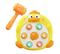 Mole Game Toy, Cartoon Duck Hammer Toy, Interactive Learning Activity, Educational Fine Motor Skill Builder, Fun Knock Play Set, Made from ABS Material, 6.3x6.3x2.09in