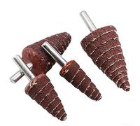 Mole lamellari in carta vetrata per lucidatura con gambo da 6 mm e grana 80 per una rettifica efficace su diverse superfici (20 mm)