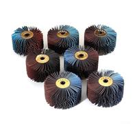 Mole lamellari - Spazzola abrasiva in filo metallico per lucidatura, diametro 118 mm, per trapano, lavorazione del legno, smerigliatrice angolare per mobili e legno (grana 320)