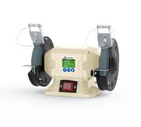 SMERIGLIATRICE DOPPIA MOLA DA BANCO LEVIGATRICE 250W 2 DISCHI Ø150mm COMPA