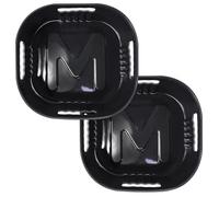 Moleath Accessori Friggitrice ad Aria in Silicone, 2 Pezzi Teglie Cestino Friggitrice ad Aria adatti per Philips Essential Airfryer 4,1L, Contenitori Riutilizzabile Quadrato