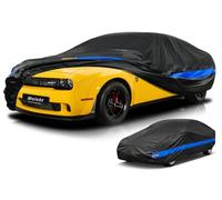 Molebt Copri auto impermeabile per tutte le stagioni per auto, misura universale Dodge Challenger/Charger, Chevy Impala, Toyota Avalon, Ford Taurus, Chrysler 300, Audi A8, BMW Serie 7, Tesla Model