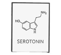 Molecola pin: caffeina e dopamina smalto spilla, Klein, Metallo non prezioso
