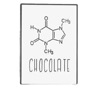 Molecola pin: caffeina e dopamina smalto spilla, Klein, Metallo non prezioso