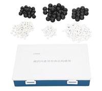 Molecular Crystal Structure Plastic Model Kit for Teachers and Students, Scientific Educational Tool with Carbon Molecular Structure, Easy to Assemble and Disassemble