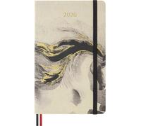 Moleskine 12 Monate Das Jahr des Pferdes Wochen-Notizkalender 2026 L/A5, 1 Wo = 1 Seite, liniert, fester Einband, Kalligrafie