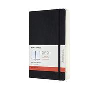 Moleskine 2019-20 Daily Planner, 18M, Large, Black, Soft Cover (5 x 8.25)