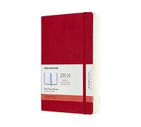 Moleskine 2019-20 Daily Planner, 18M, Large, Scarlet Red, Soft Cover (5 x 8.25)