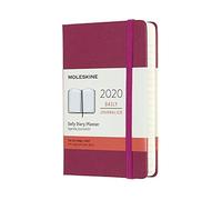 Moleskine 2020 Daily Planner, 12M, Pocket, Snappy Pink, Hard Cover (3.5 x 5.5)