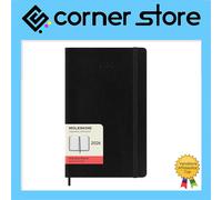 Moleskine Agenda Giornaliera 2026 - Soft Cover - Ufficio Lavoro - 13x21cm - Nero