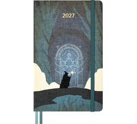 Moleskine Agenda Settimanale 12 Mesi 2027, Il Signore degli Anelli, a Righe con Copertina Rigida e Chiusura Elastica, Gandalf, Formato Large 13 x 21 cm