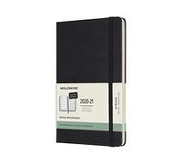 Moleskine - Agenda Settimanale 18 Mesi 2020/2021, Agenda in Lingua Tedesca, Weekly Notebook con Copertina Rigida e Chiusura ad Elastico, Formato LARGE 13 x 21 cm, Colore Nero, 208 Pagine