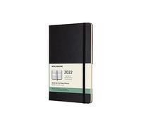 Moleskine, Agenda Settimanale 2022, Agenda Settimanale 12 Mesi con Layout Verticale, Weekly Vertical Planner, Copertina Rigida, Formato Large 13 x 21 cm, Colore Nero, 144 Pagine