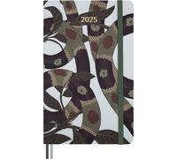 Moleskine Agenda Settimanale 2025 Con Spazio Per Note Anno Del Serpente, Planner 12 Mesi con Copertina Rigida e Chiusura Elastica In Tessuto, Collezione Anno del Serpente, Formato Large 13 x 21 cm